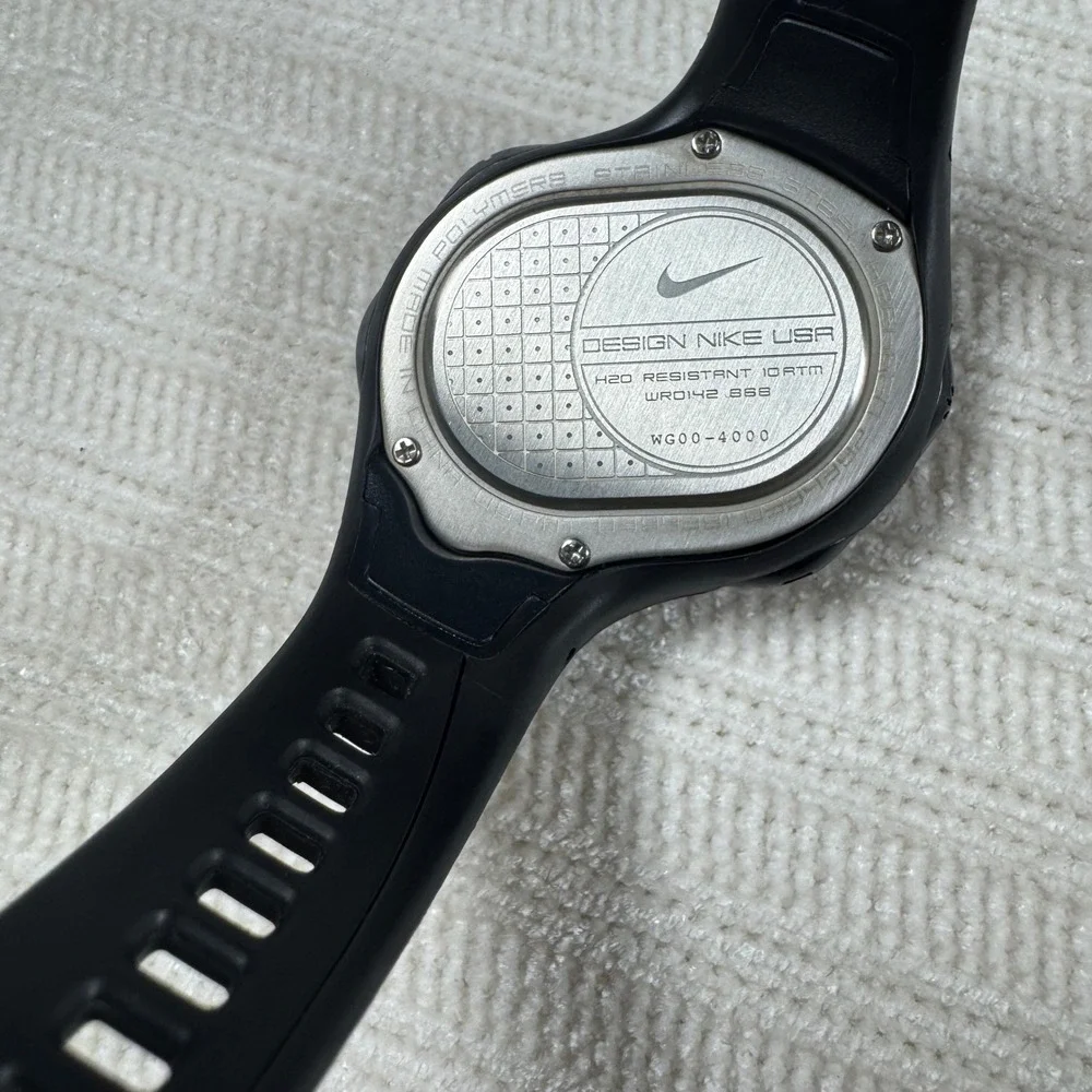 Nike Triax Fury 50 Lap Digital Watch Black Y2K WR0142-868 WG00-4000